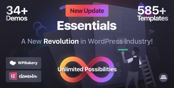 ThemeForest Nulled Essentials v1.2.9 - Multipurpose WordPress Theme