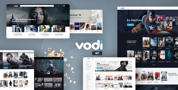 ThemeForest Nulled Vodi v1.2.5 - Video WordPress Theme for Movies & TV Shows