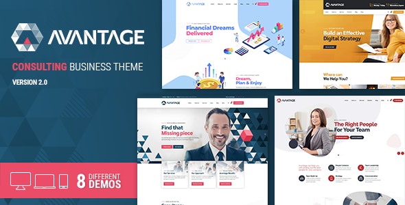 ThemeForest Nulled Avantage v2.1.9 - Business Consulting WordPress Theme