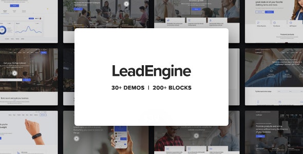 ThemeForest Nulled LeadEngine v2.9 - Multi-Purpose Theme with Page Builder