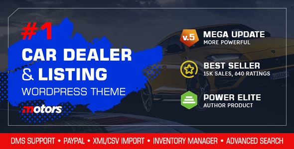 ThemeForest Nulled Motors v5.0 - Automotive, Cars, Vehicle, Boat Dealership WordPress Theme