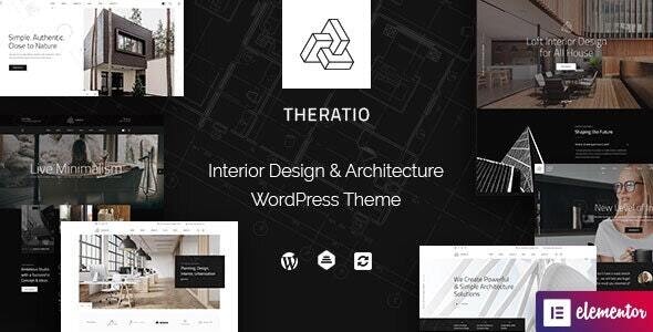 ThemeForest Nulled Theratio v1.1.4.3 - Architecture & Interior Design Elementor WordPress Theme