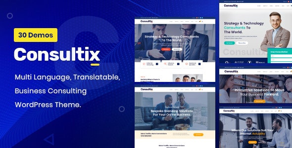 ThemeForest Nulled Consultix v3.0.1 - Business Consulting WordPress Theme