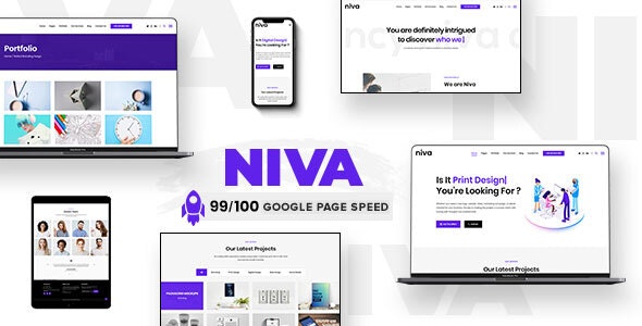 ThemeForest Nulled Niva v1.7.7 - Creative Agency & Freelancer WordPress Theme