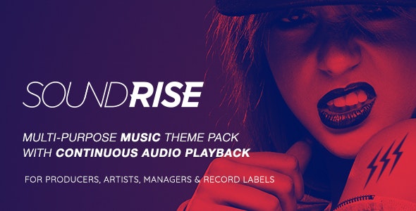 ThemeForest Nulled SoundRise v1.5.7 - Artists, Producers and Record Labels Theme